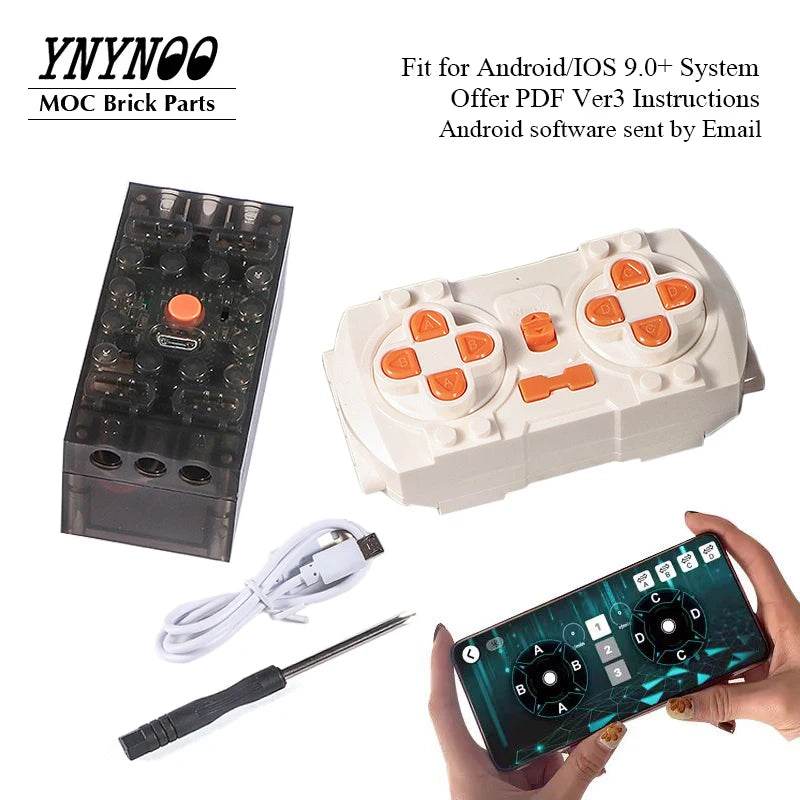NEW Bluetooth Lithium Sbrick Buwizz Battery Box Motors Train Remote Control PF Brick Blocks Toy Suitable for IOS 9.0 and Android - ToylandEU