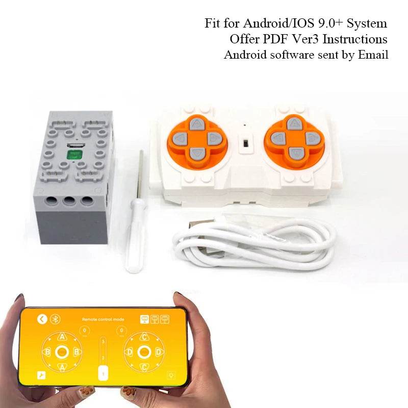NEW Bluetooth Lithium Sbrick Buwizz Battery Box Motors Train Remote Control PF Brick Blocks Toy Suitable for IOS 9.0 and Android - ToylandEU