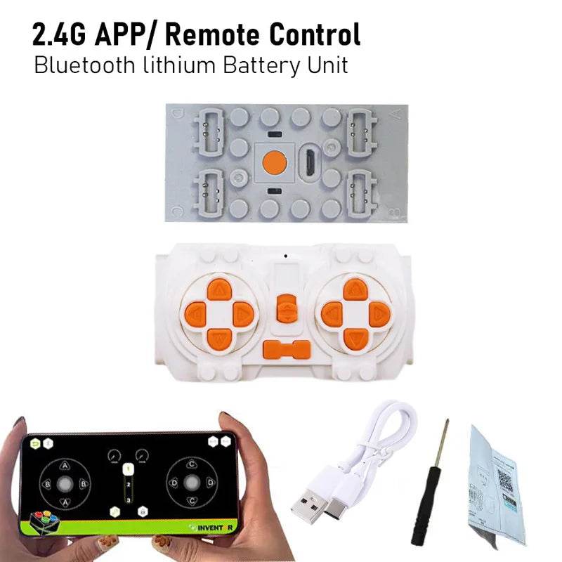 NEW Bluetooth Lithium Sbrick Buwizz Battery Box Motors Train Remote Control PF Brick Blocks Toy Suitable for IOS 9.0 and Android - ToylandEU
