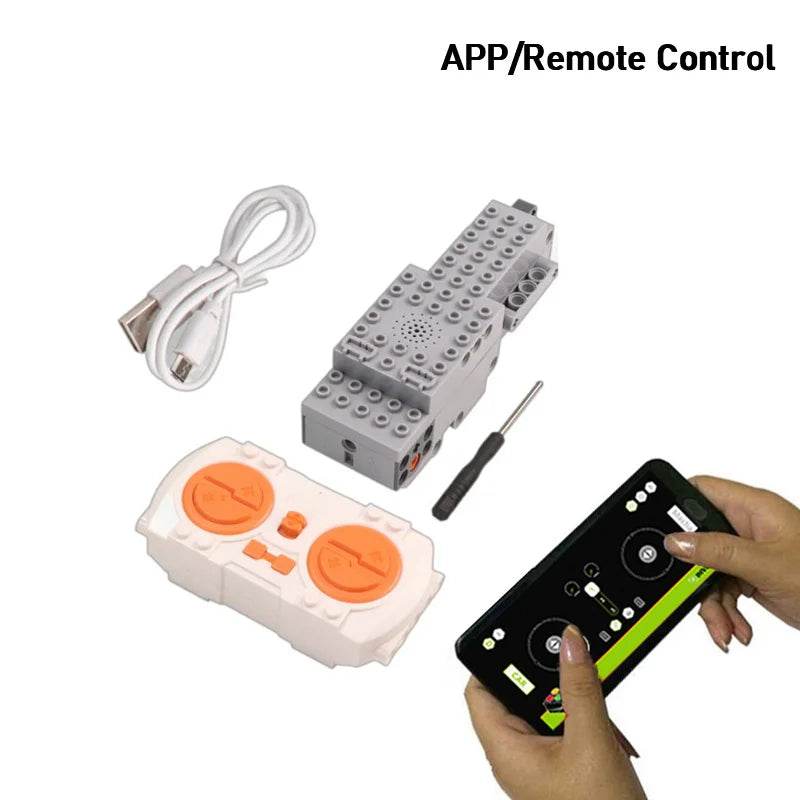 NEW Bluetooth Lithium Sbrick Buwizz Battery Box Motors Train Remote Control PF Brick Blocks Toy Suitable for IOS 9.0 and Android - ToylandEU