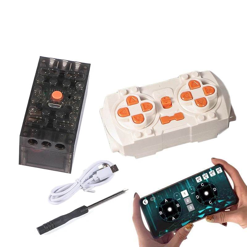 NEW Bluetooth Lithium Sbrick Buwizz Battery Box Motors Train Remote Control PF Brick Blocks Toy Suitable for IOS 9.0 and Android - ToylandEU