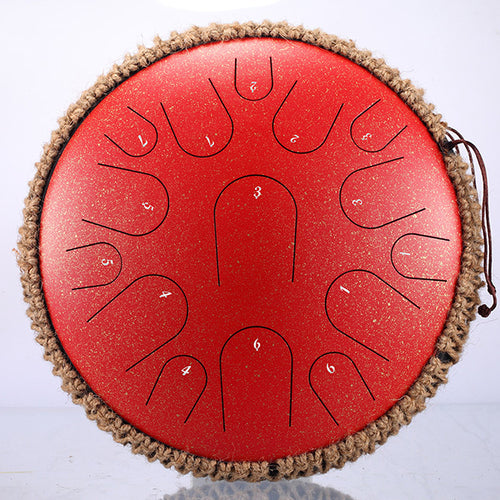 New Steel Tongue Drum 13 Inch 15 Tone Drum Handheld Tank Drum Toyland EU