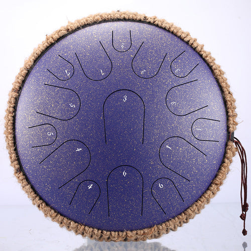 New Steel Tongue Drum 13 Inch 15 Tone Drum Handheld Tank Drum Toyland EU