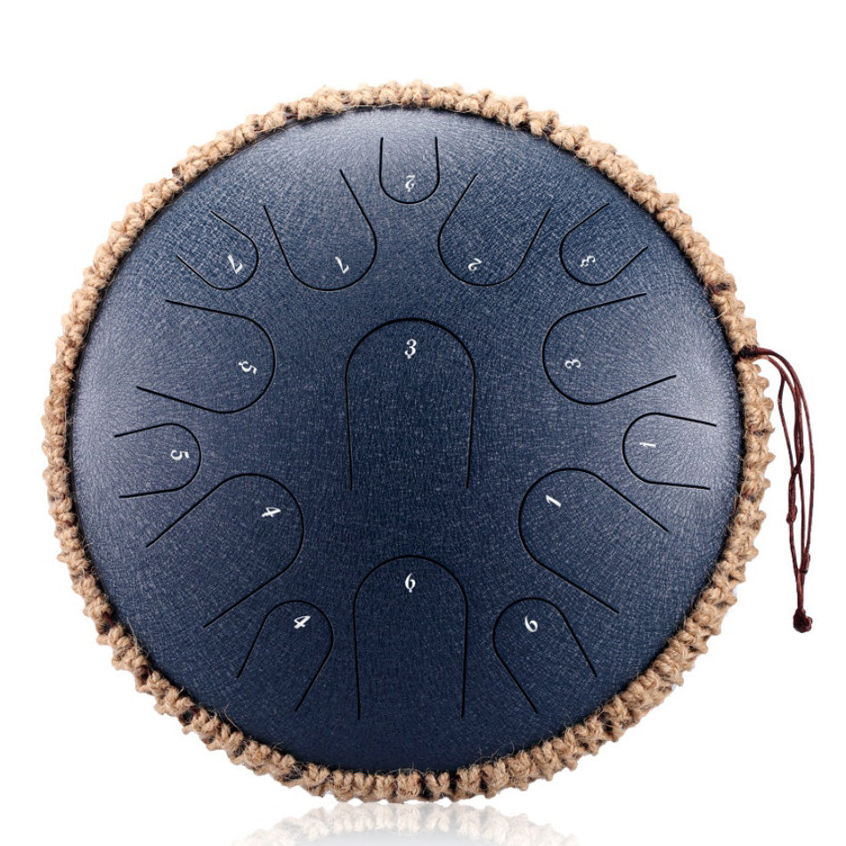 New Steel Tongue Drum 13 Inch 15 Tone Drum Handheld Tank Drum Toyland EU