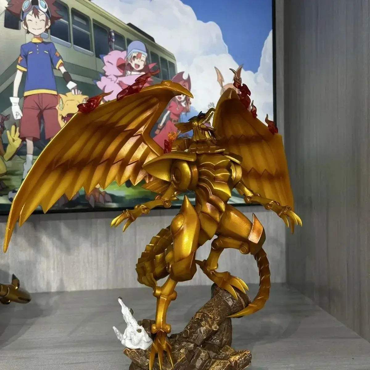 NEW The Winged Dragon Of Ra Anime Figure, Yu-Gi-Oh Duel Monsters Statue 27 CM - ToylandEU
