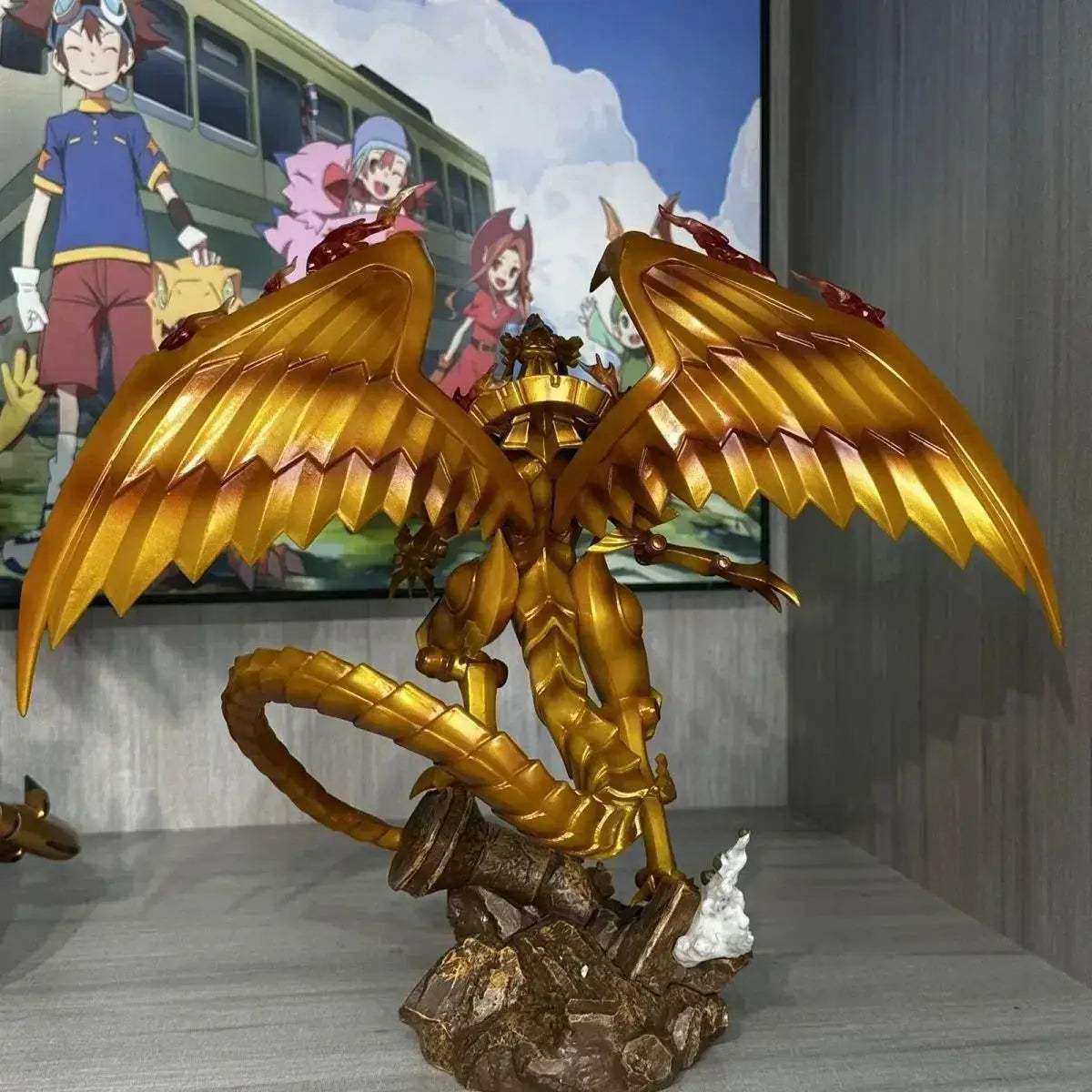 NEW The Winged Dragon Of Ra Anime Figure, Yu-Gi-Oh Duel Monsters Statue 27 CM - ToylandEU