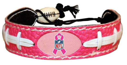  NFL Bracelet Breast Cancer Awareness Pink Leather Adjustable -  ToylandEU™