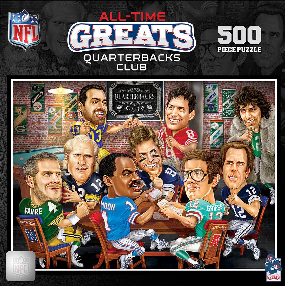 NFL Quarterbacks Club Puzzle 500 Piece All Time Greats - ToylandEU