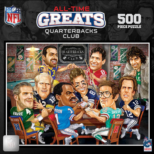 NFL Quarterbacks Club Puzzle 500 Piece All Time Greats - ToylandEU