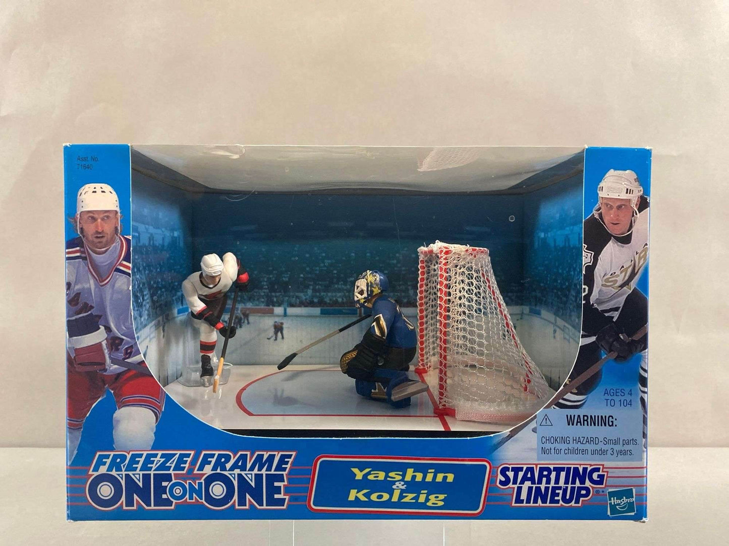 NHL Freeze Frame One On One 1999 Kolzig Yashin Figure Vintage - ToylandEU
