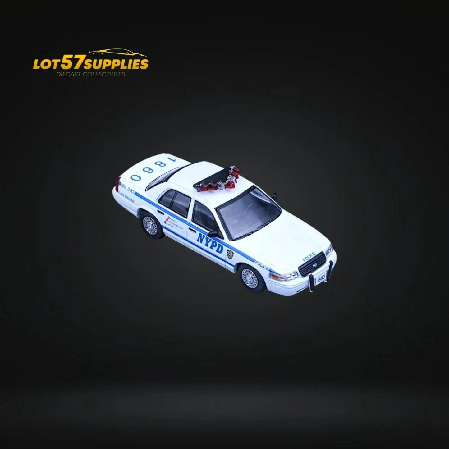  NYPD Ford Crown Victoria Diecast Ltd Edition 1To64 -  ToylandEU™