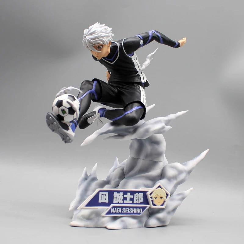  Nagi Seishiro Blue Lock Figure Dynamic Soccer Pose 21cm 