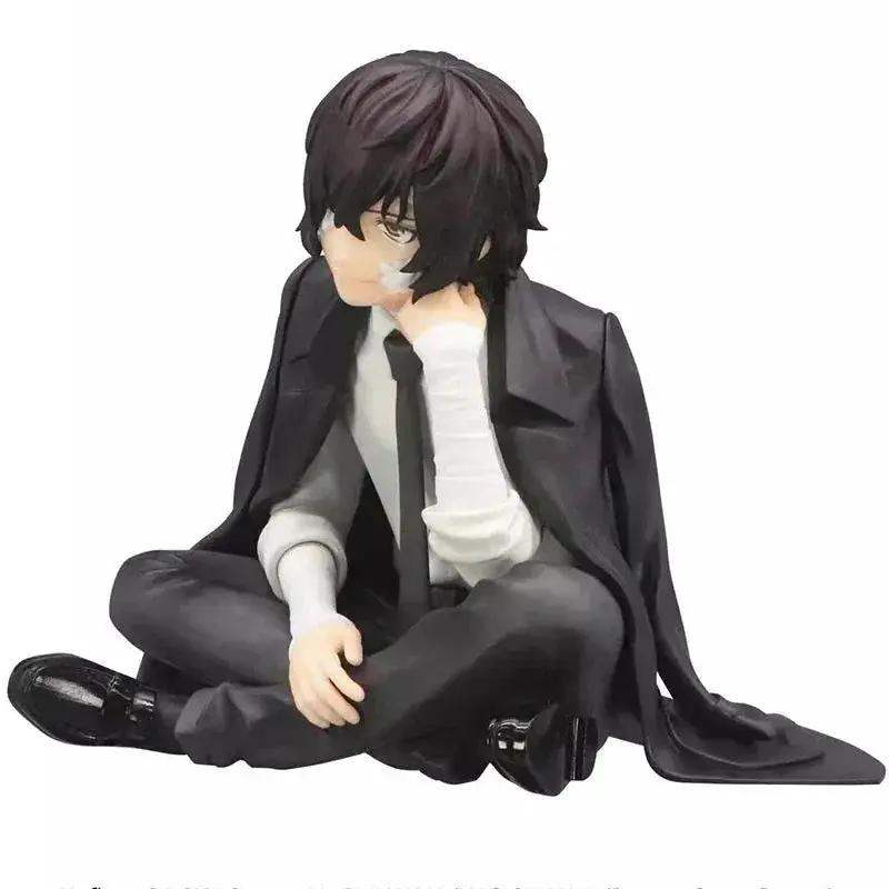 Nakahara Chuuya and Dazai Osamu Anime Figurine, Bungo Stray Dogs Action Figures PVC Statue 13 CM - ToylandEU