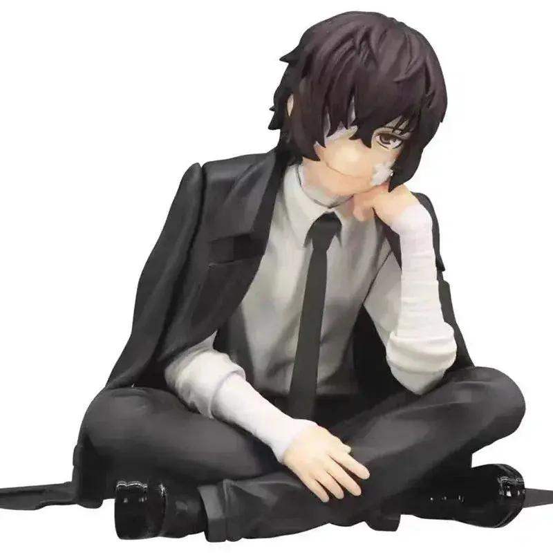 Nakahara Chuuya and Dazai Osamu Anime Figurine, Bungo Stray Dogs Action Figures PVC Statue 13 CM - ToylandEU