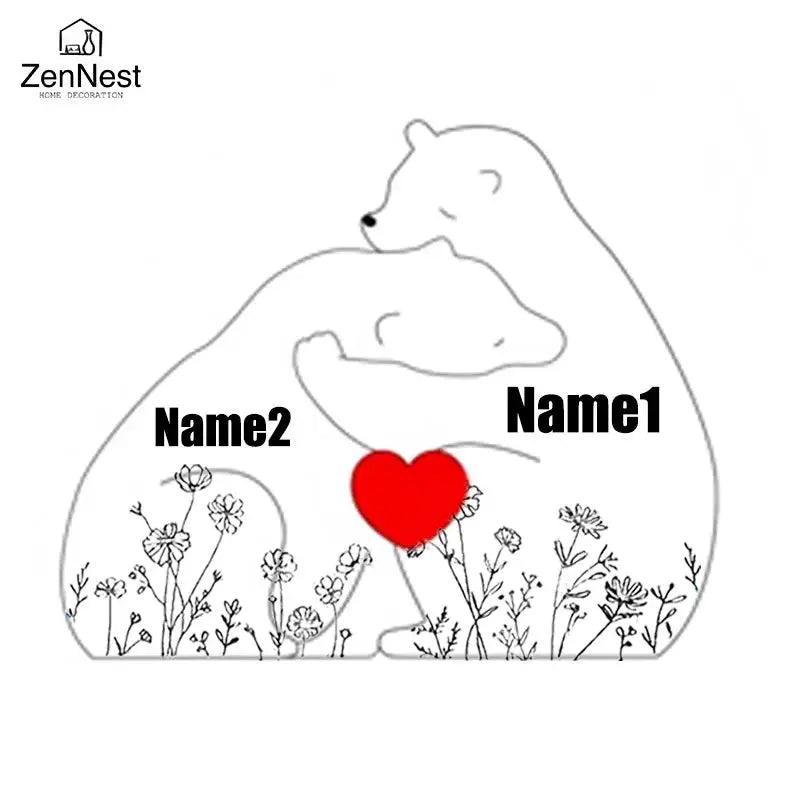  Personalized Wooden Bear Family Name Puzzles For Kids -  ToylandEU™