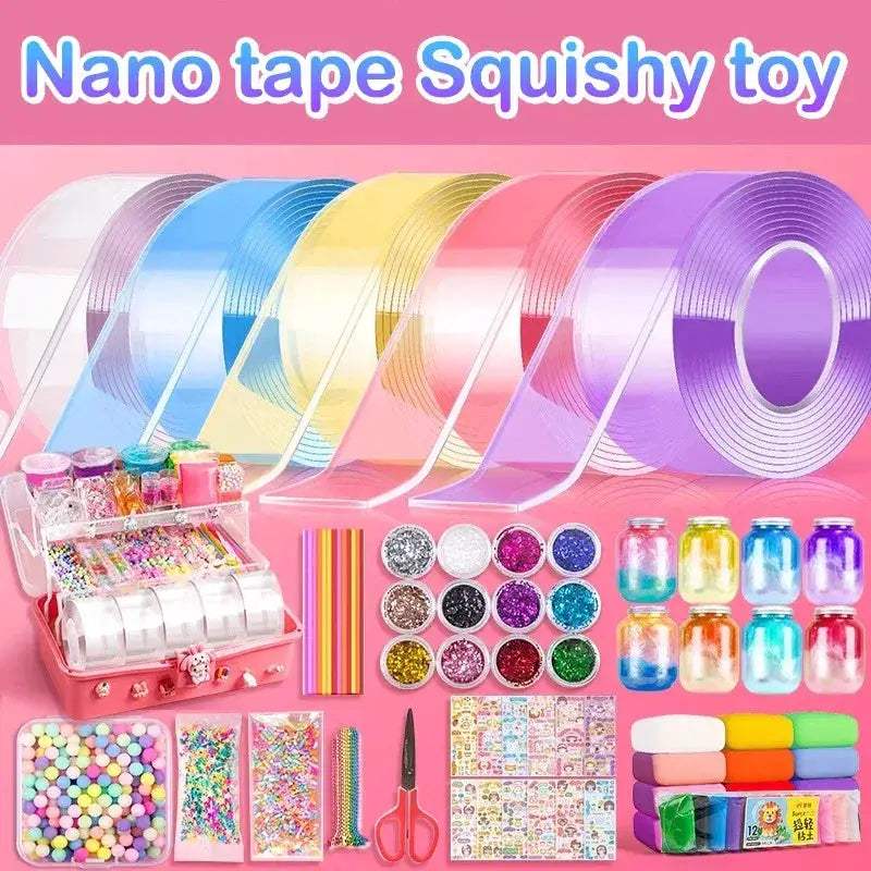 Nano Adhesive Craft Tape Reusable Non Marking Double Sided - ToylandEU