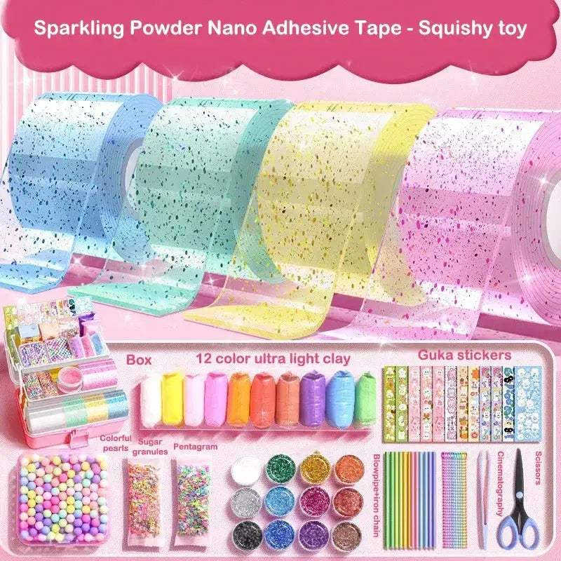 Nano Adhesive Craft Tape Reusable Non Marking Double Sided - ToylandEU