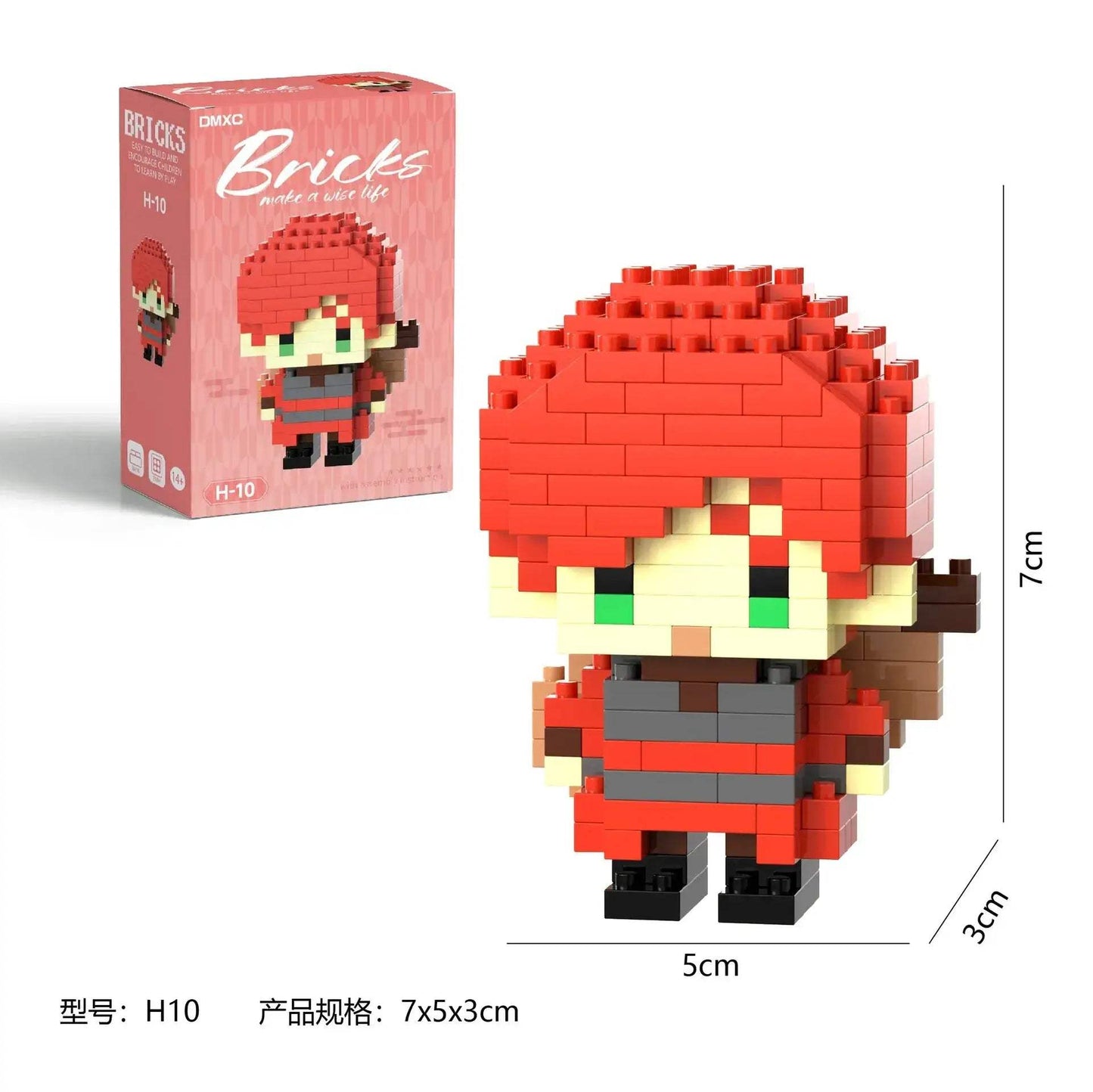Naruta Akatsuki Educational Building Blocks Figure Set For Kids - ToylandEU