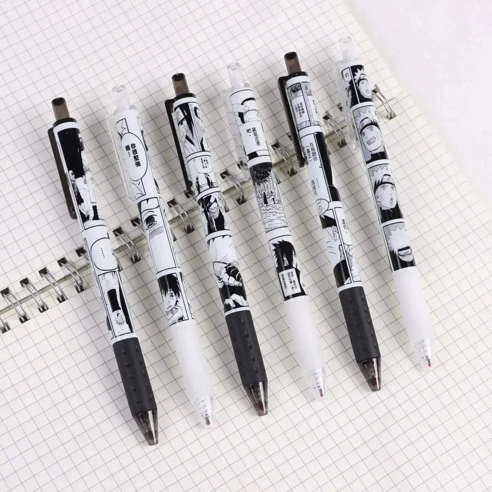 Naruto Gel Pen Set 6 Piece With Smooth Writing Performance - ToylandEU