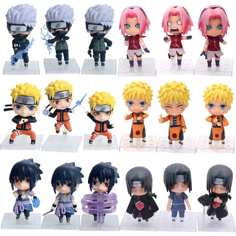  Naruto Action Figure Set | 3 Pack 11cm | Toylandeu™ 