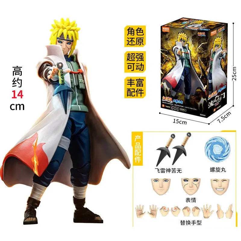  Naruto Action Figures Posable Joints Premium Set -  ToylandEU™