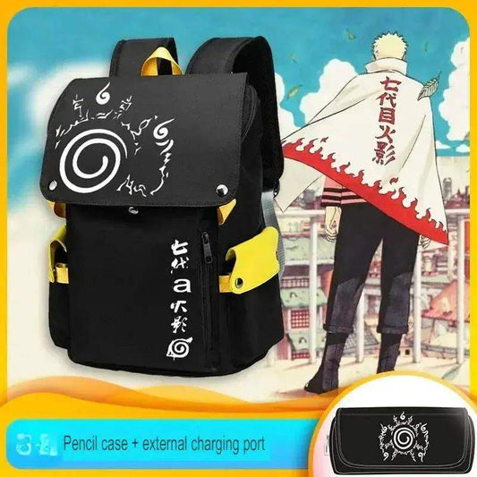  Naruto Backpack External Charger Port Anime School Bag -  ToylandEU™