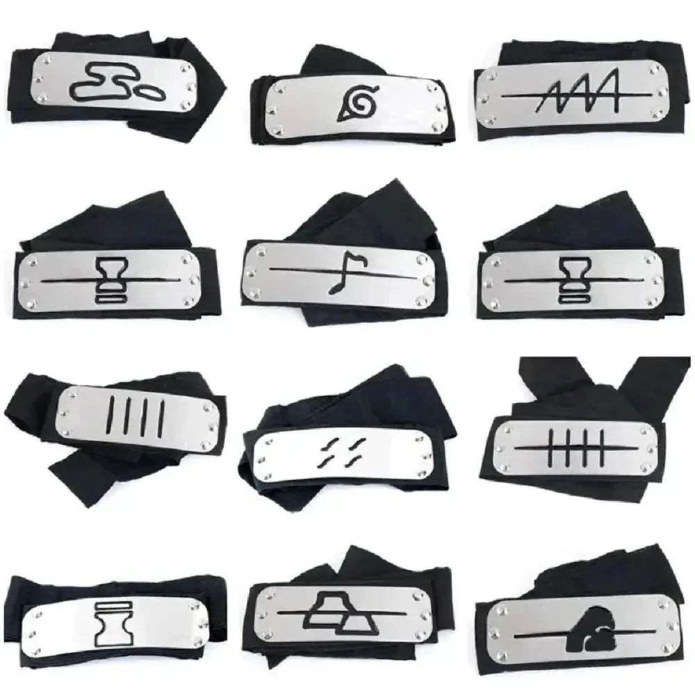 Naruto Ninja Headband Konoha Rogue Akatsuki Forehead Protector Cosplay Anime - ToylandEU
