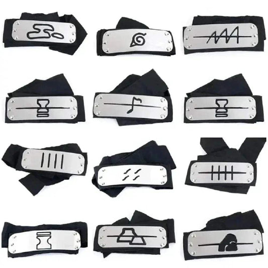 Naruto Ninja Headband Konoha Rogue Akatsuki Forehead Protector Cosplay Anime - ToylandEU