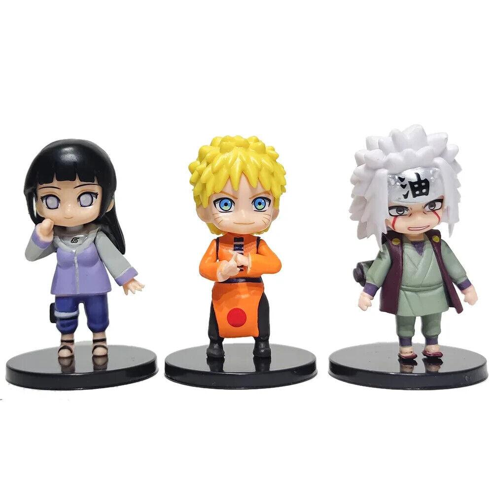 Naruto Shippuden 12 Piece Figurine Set Collectible PVC