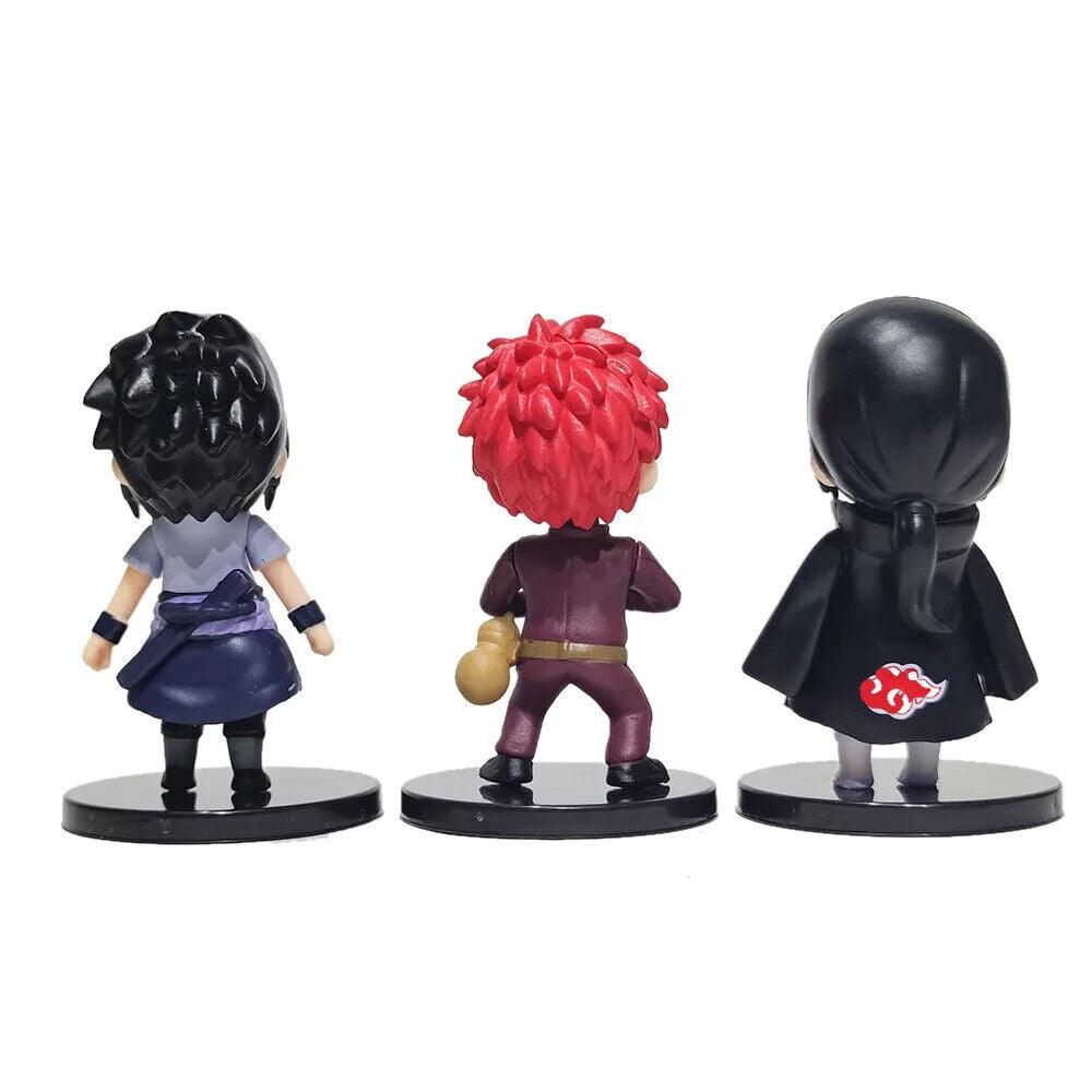 Naruto Shippuden 12 Piece Figurine Set Collectible PVC