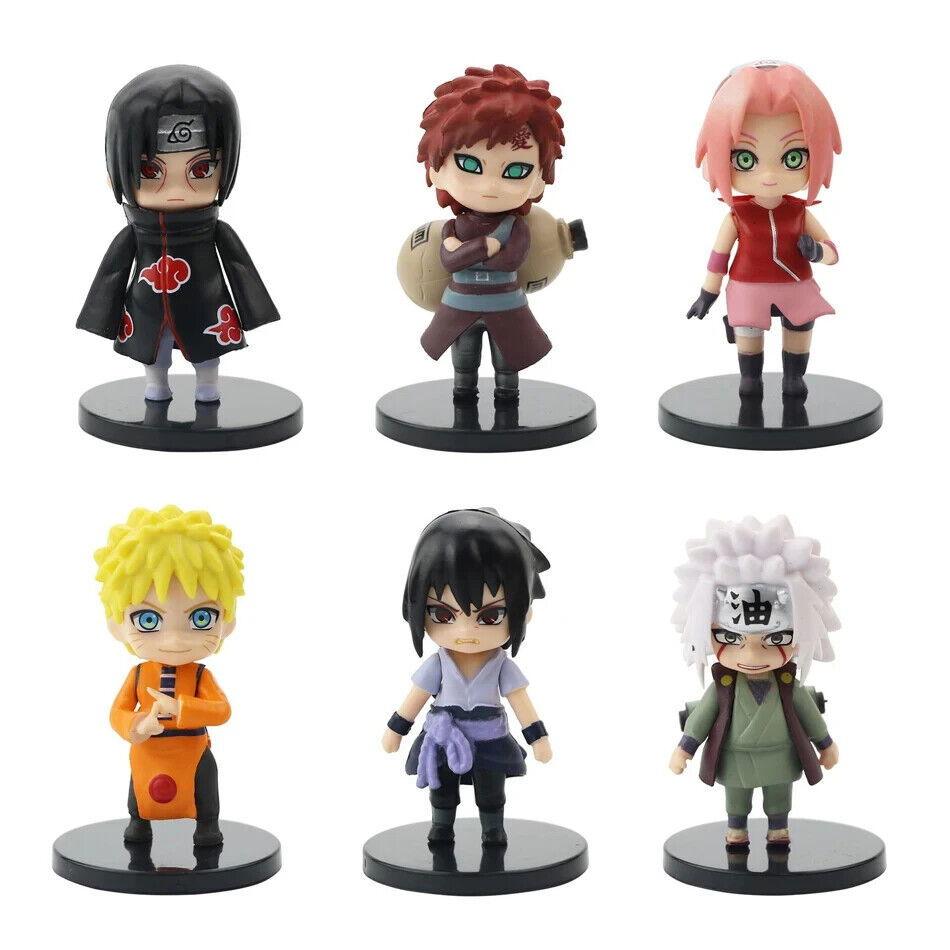 Naruto Shippuden 12 Piece Figurine Set Collectible PVC
