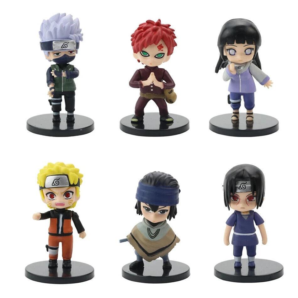 Naruto Shippuden 12 Piece Figurine Set Collectible PVC