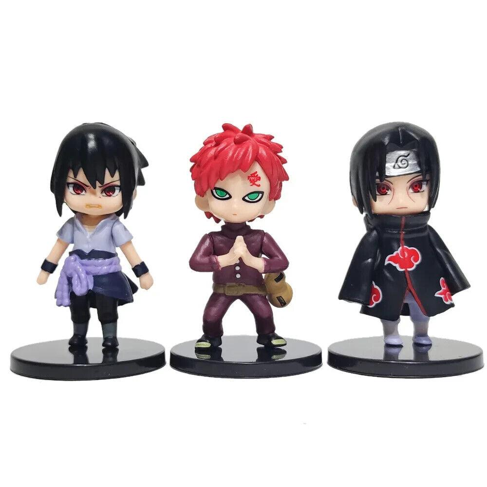 Naruto Shippuden 12 Piece Figurine Set Collectible PVC