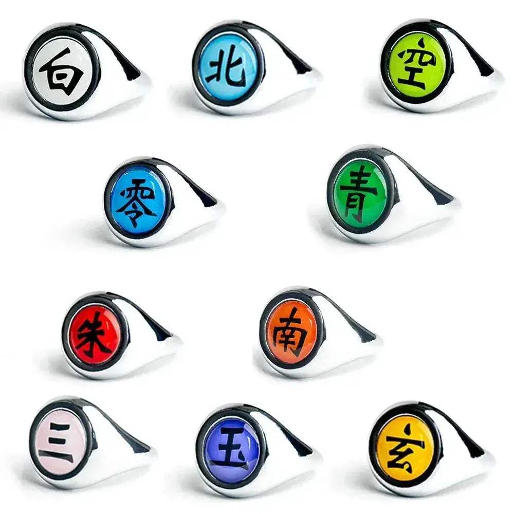 Naruto Shippuden Akatsuki Ring Adjustable Metal Cosplay - ToylandEU