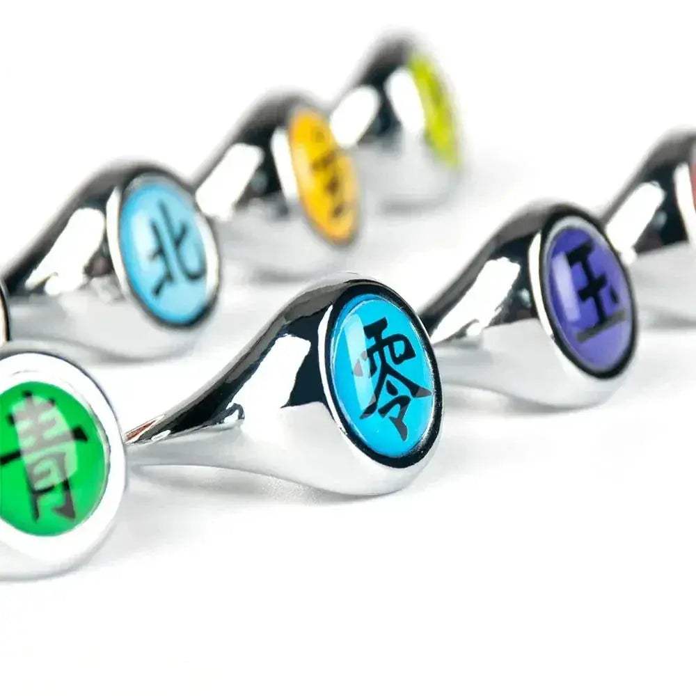 Naruto Shippuden Akatsuki Ring Adjustable Metal Cosplay - ToylandEU