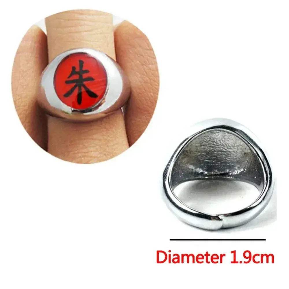 Naruto Shippuden Akatsuki Ring Adjustable Metal Cosplay - ToylandEU