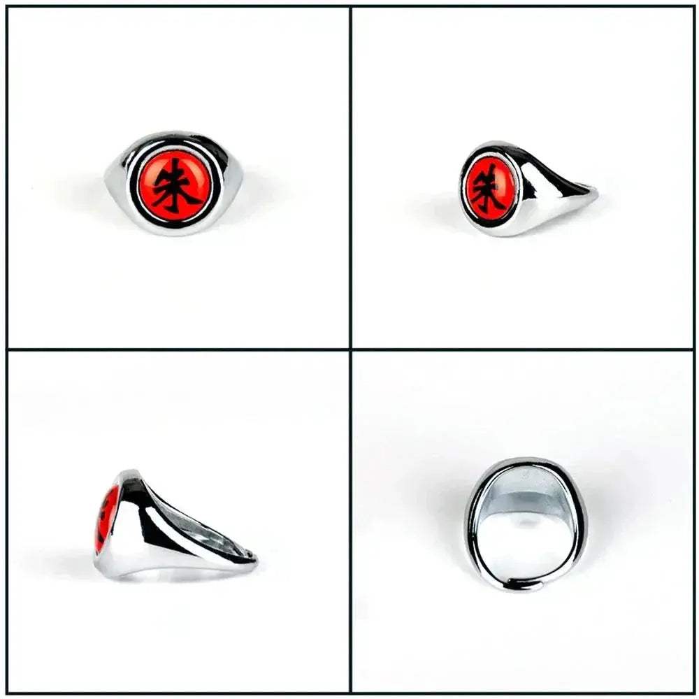 Naruto Shippuden Akatsuki Ring Adjustable Metal Cosplay - ToylandEU