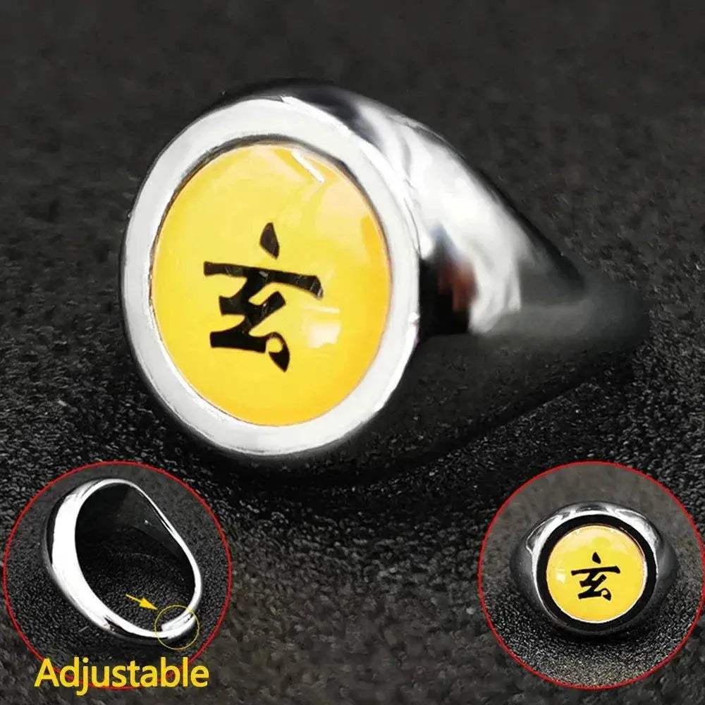 Naruto Shippuden Akatsuki Ring Adjustable Metal Cosplay - ToylandEU