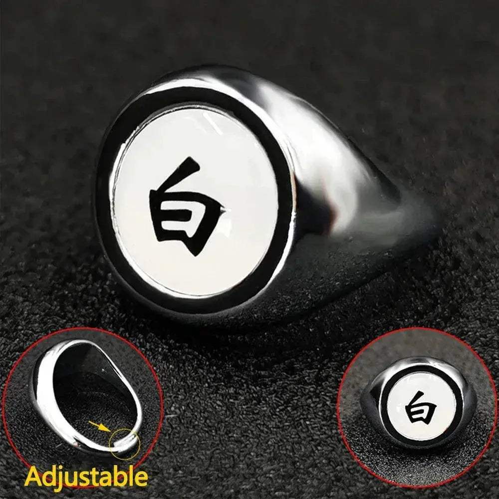 Naruto Shippuden Akatsuki Ring Adjustable Metal Cosplay - ToylandEU