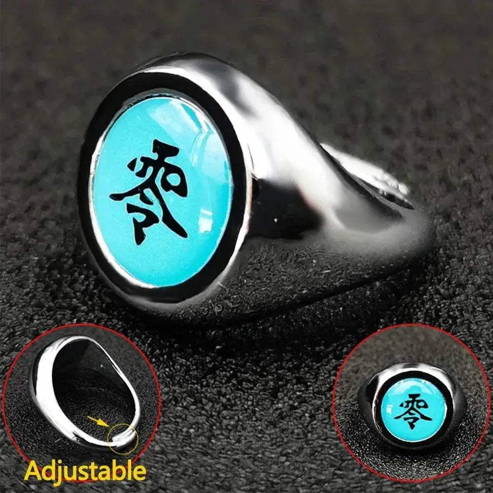 Naruto Shippuden Akatsuki Ring Adjustable Metal Cosplay - ToylandEU
