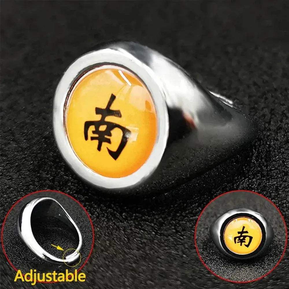Naruto Shippuden Akatsuki Ring Adjustable Metal Cosplay - ToylandEU