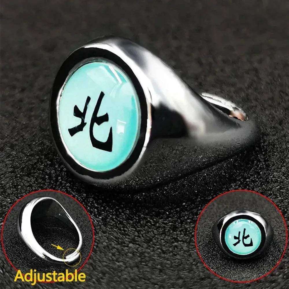 Naruto Shippuden Akatsuki Ring Adjustable Metal Cosplay - ToylandEU
