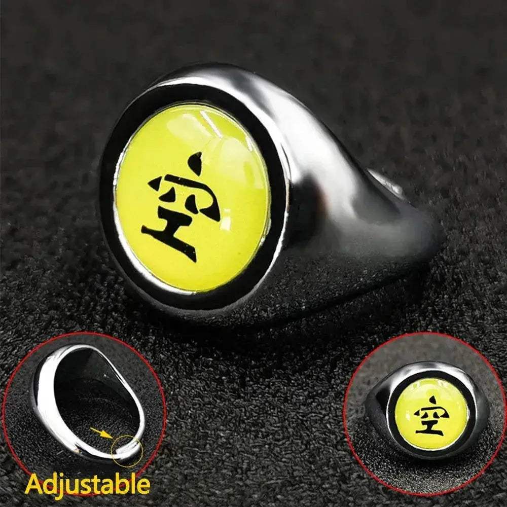 Naruto Shippuden Akatsuki Ring Adjustable Metal Cosplay - ToylandEU
