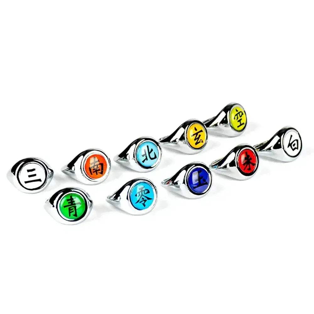 Naruto Shippuden Akatsuki Ring Adjustable Metal Cosplay - ToylandEU