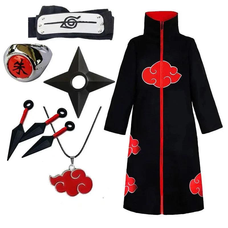 Naruto Shippuden Akatsuki Ninja Cosplay Itachi Sasuke