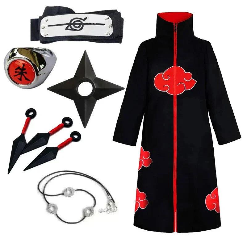 Naruto Shippuden Akatsuki Ninja Cosplay Itachi Sasuke