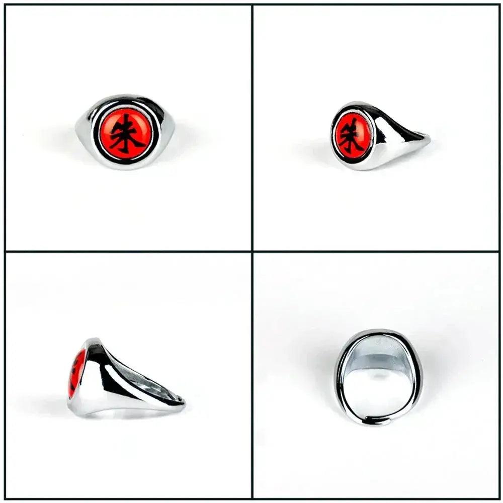  Naruto Shippuden Akatsuki Ring Adjustable Metal Premium -  ToylandEU™