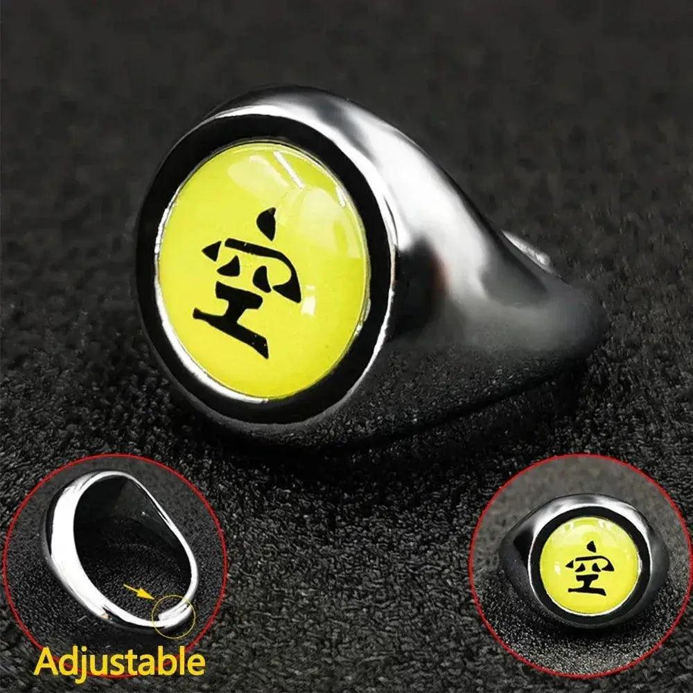  Naruto Shippuden Akatsuki Ring Adjustable Metal Premium -  ToylandEU™