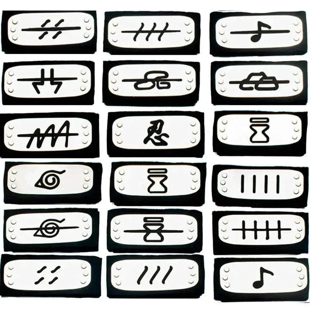 Naruto Shippuden Akatsuki Rings And Headbands Anime Cosplay Ring Accessories - ToylandEU