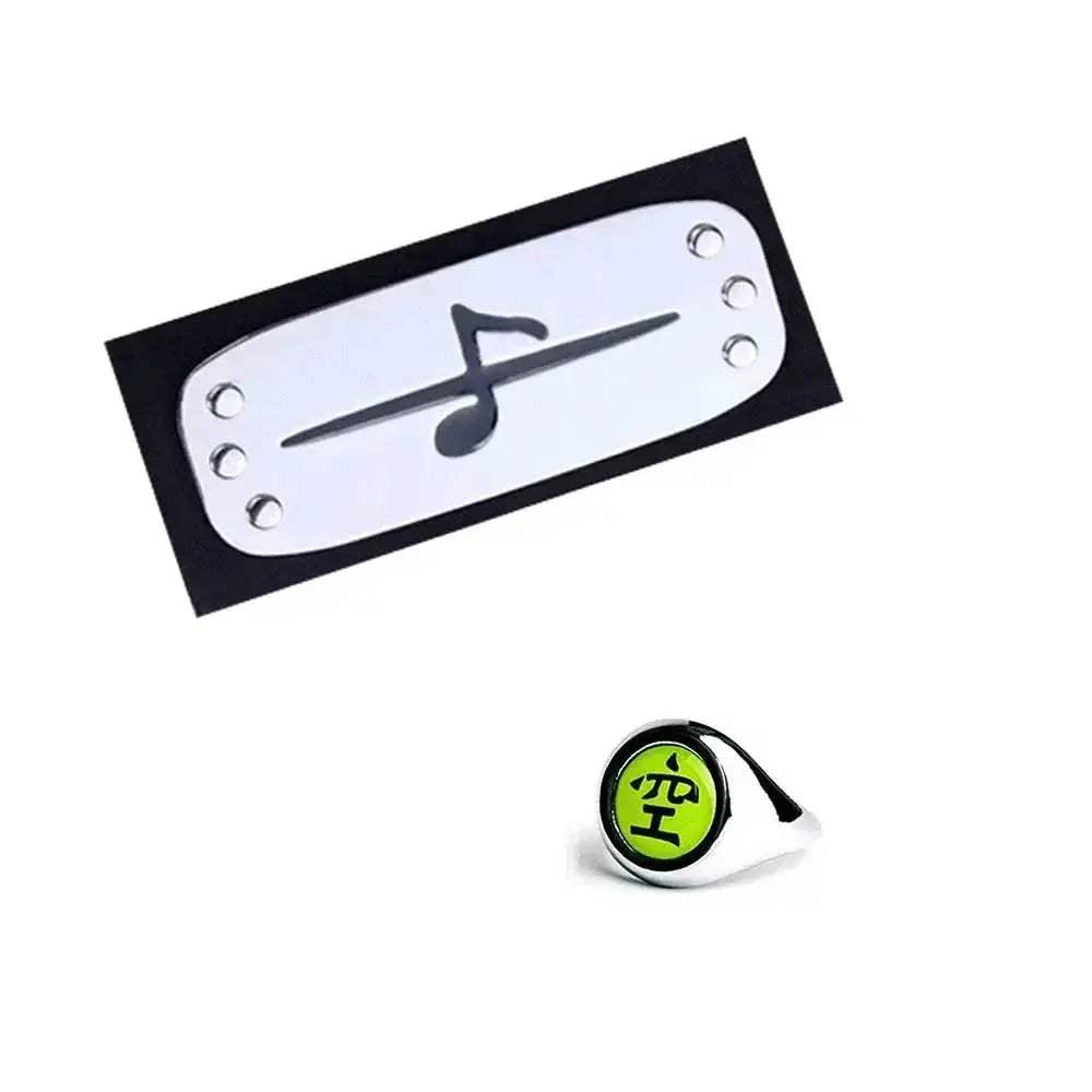Naruto Shippuden Akatsuki Rings And Headbands Anime Cosplay Ring Accessories - ToylandEU